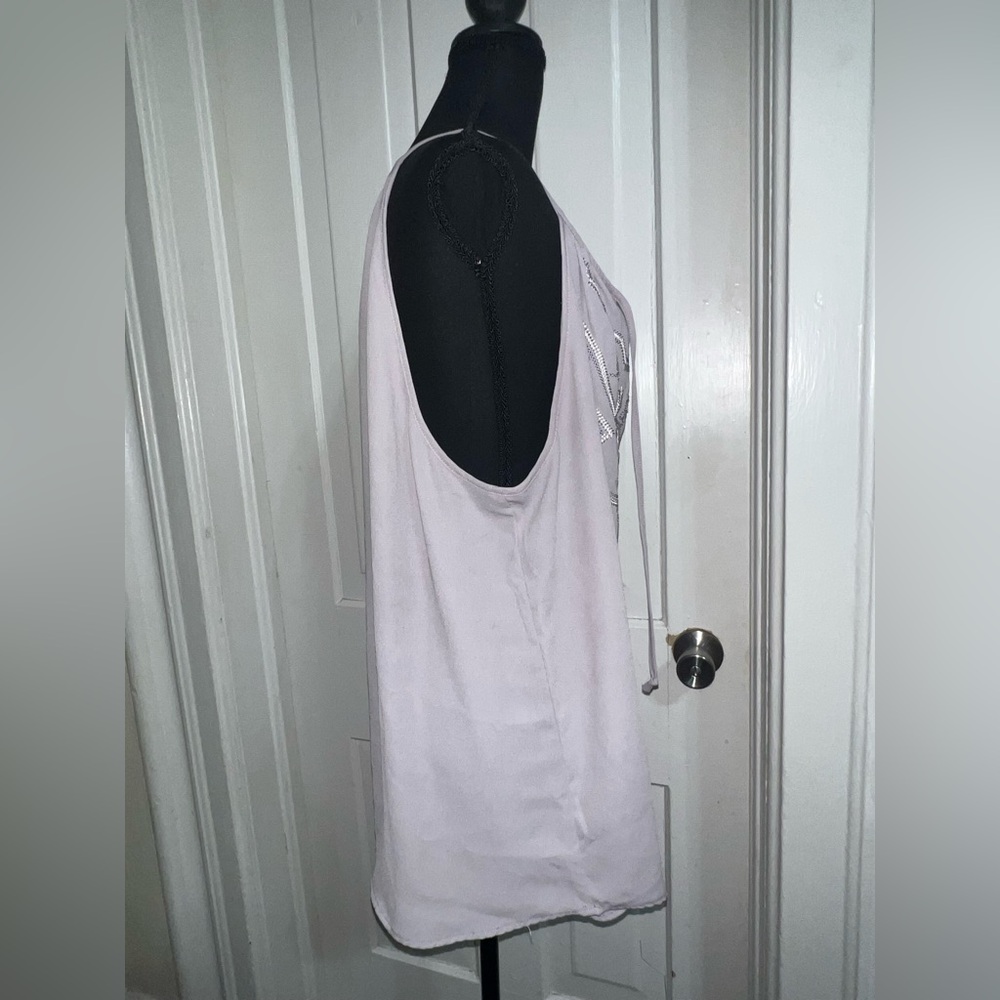 Maurice's Light Purple Sleeveless Top, 2X plus size, shirt, blouse - Picture 3 of 7